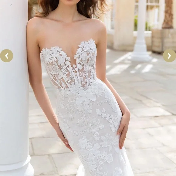 ENZOANI Summer 2023 Bridal Gown size 2 - Picture 3 of 10